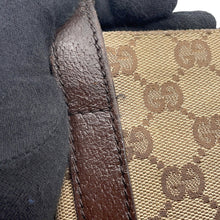 Load image into Gallery viewer, GUCCI GG Canvas Shoulder Bag Beige/Brown122793 GG Canvas Leather
