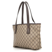 Load image into Gallery viewer, GUCCI GG Supreme Tote Bag Beige/Brown211138 GG Supreme Leather

