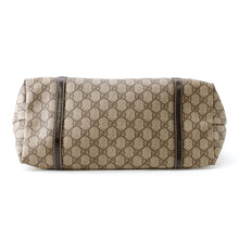 将图像加载到图库查看器中，GUCCI GG Supreme Tote Bag Beige/Brown197953 PVC Patent Leather
