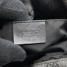 将图像加载到图库查看器中，GUCCI Bamboo Tote Bag Gray92708 GG Canvas

