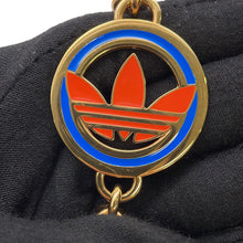 将图像加载到图库查看器中，GUCCI Adidas Collaboration Shoulder Bag Black/White722009 Leather
