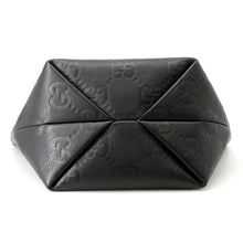 将图像加载到图库查看器中，GUCCI Jumbo GG Tote Bag Black818771 Leather Size Medium
