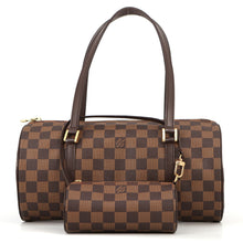 将图像加载到图库查看器中，LOUIS VUITTON Papillon RedN51303 Damier Ebene Canvas Size 30
