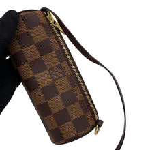 将图像加载到图库查看器中，LOUIS VUITTON Papillon RedN51303 Damier Ebene Canvas Size 30
