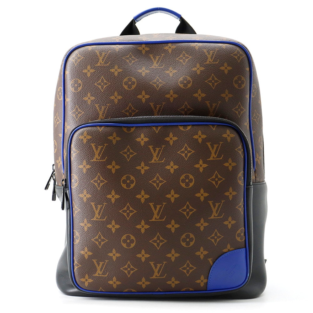 LOUIS VUITTON Dean Backpack Noir/BlueM45867 Monogram Macassar Canvas