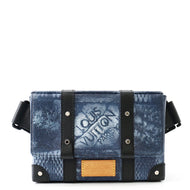 LOUIS VUITTON trunk sling bag BlueN50061 Damier Salt Leather