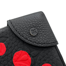 将图像加载到图库查看器中，LOUIS VUITTON LV × YK Soft Trunk Wallet Noir/RedM81905 Monogram・Taurillon Infinity Dot
