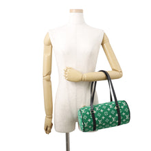 Load image into Gallery viewer, LOUIS VUITTON Papillon GreenM46206 Monogram・Jacquard Velvet Size 26
