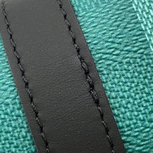 将图像加载到图库查看器中，LOUIS VUITTON Keepall Green/YellowM59949 Damier stripe Size XS
