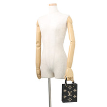 Load image into Gallery viewer, LOUIS VUITTON Petit Sac Plat Noir/BeigeM81416 Bicolor Monogram Empreinte Leather
