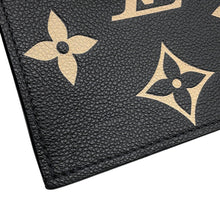 Load image into Gallery viewer, LOUIS VUITTON Petit Sac Plat Noir/BeigeM81416 Bicolor Monogram Empreinte Leather
