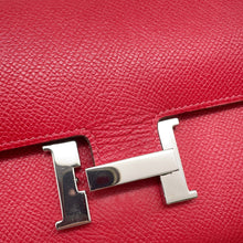 将图像加载到图库查看器中，HERMES Constance Wallet Rouge Casaque Epsom
