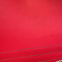 将图像加载到图库查看器中，HERMES Constance Wallet Rouge Casaque Epsom
