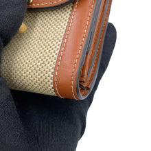 Load image into Gallery viewer, CELINE Triomphe Compact Wallet Natural/Tan10D782DB2.02NT Calf Leather/Canvas

