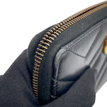 Load image into Gallery viewer, GUCCI GG Marmont Zip-Around Wallet Black443123 DTD1T 1000 Leather
