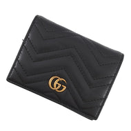 GUCCI GG Marmont Compact Wallet Black466492 DTD1T 1000 Leather