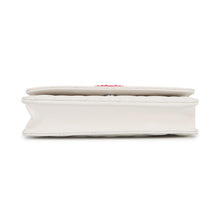 Load image into Gallery viewer, CHANEL Matelasse Chain wallet WhiteAP3709 Caviar Leather
