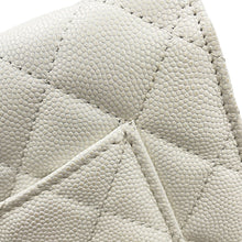 Load image into Gallery viewer, CHANEL Matelasse Chain wallet WhiteAP3709 Caviar Leather
