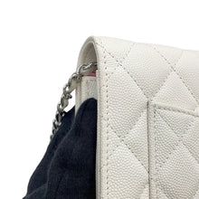 Load image into Gallery viewer, CHANEL Matelasse Chain wallet WhiteAP3709 Caviar Leather
