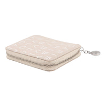 Load image into Gallery viewer, BVLGARI Logo Mania Pocket Zip Diary Beige23005 Canvas Leather Size Mini
