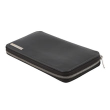 Load image into Gallery viewer, CARTIER Cloth Santos Zip Wallet BlackL3000942 Leather

