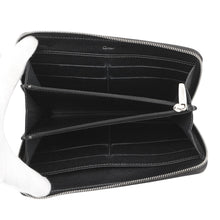 Load image into Gallery viewer, CARTIER Cloth Santos Zip Wallet BlackL3000942 Leather

