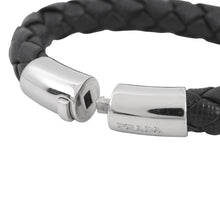 将图像加载到图库查看器中，PRADA Bracelet Black1IB144 Leather
