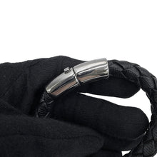 将图像加载到图库查看器中，PRADA Bracelet Black1IB144 Leather

