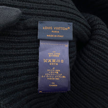Load image into Gallery viewer, LOUIS VUITTON LV Dual Beanie Size S NoirM79081 Cashmere100%
