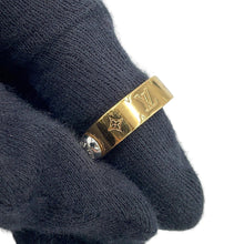 Load image into Gallery viewer, LOUIS VUITTON Ring Nanogram Size S GoldM00210 Metal
