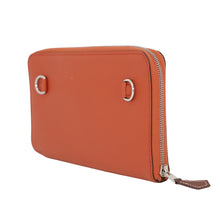 Load image into Gallery viewer, HERMES nouveau to go Mauve Sylvestre/Cuivre Epsom/Swift Leather
