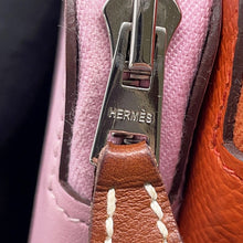 Load image into Gallery viewer, HERMES nouveau to go Mauve Sylvestre/Cuivre Epsom/Swift Leather
