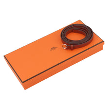 Load image into Gallery viewer, HERMES nouveau to go Mauve Sylvestre/Cuivre Epsom/Swift Leather
