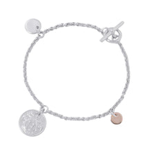 Load image into Gallery viewer, HERMES Ex Libris Bracelet Size PM/SH SV925 K18PG
