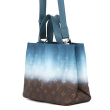 Load image into Gallery viewer, LOUIS VUITTON Shopper Tote BlueM28027 Monogram Pigment Size MINI
