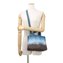 Load image into Gallery viewer, LOUIS VUITTON Shopper Tote BlueM28027 Monogram Pigment Size MINI
