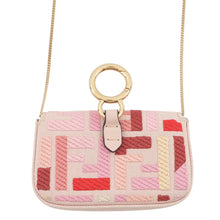 Load image into Gallery viewer, FENDI Nano Baguette Bag Charm Pink7AR844AEUGF1DGX Canvas
