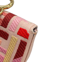 Load image into Gallery viewer, FENDI Nano Baguette Bag Charm Pink7AR844AEUGF1DGX Canvas
