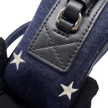 Load image into Gallery viewer, BURBERRY TB logo Shoulder Bag Blue Denim Leather
