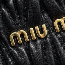 Load image into Gallery viewer, MIUMIU Materasse 2WAY Shoulder Bag Black Leather

