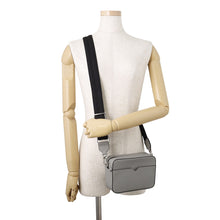 Load image into Gallery viewer, Valextra V Line Reporter Bag GrayMBVL0019028 Leather
