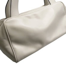 Load image into Gallery viewer, MIUMIU Bowling Handbag White5BB182 Leather
