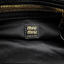 Load image into Gallery viewer, MIUMIU Bowling Handbag Black5BB182 Leather
