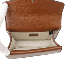 将图像加载到图库查看器中，GUCCI Dionysus GG Supreme Denim Shoulder Bag Brown/Blue421970 Canvas Leather

