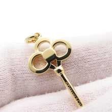 Load image into Gallery viewer, TIFFANY&amp;Co. Crown Key Necklace 18K Yellow Gold
