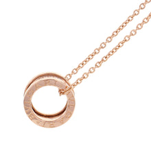 将图像加载到图库查看器中，BVLGARI B.Zero1 Legend Diamond Necklace 18K Pink Gold
