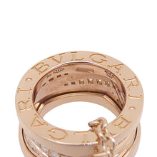 将图像加载到图库查看器中，BVLGARI B.Zero1 Legend Diamond Necklace 18K Pink Gold
