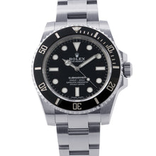 Load image into Gallery viewer, ROLEX Submariner No-Date W40mm Stainless Steel Black Dial114060
