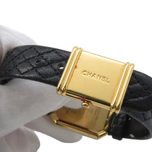 Load image into Gallery viewer, CHANEL Premiere H26mm×W20mm K18YG Leather Black DialH0090

