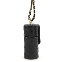 Load image into Gallery viewer, CHANEL Matelasse Lip Case BlackAP1572 Patent Leather
